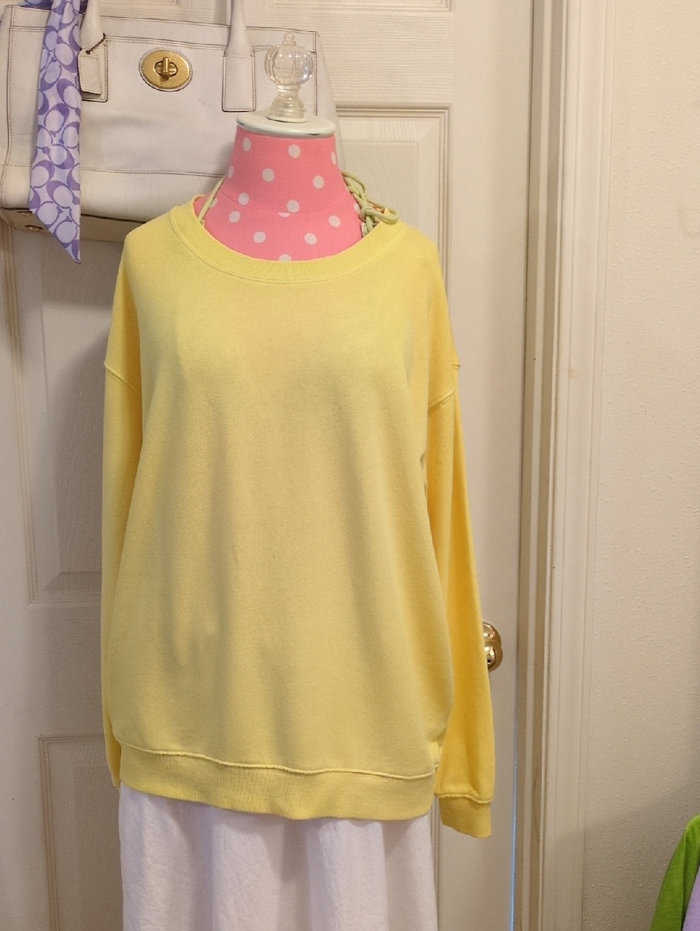 C&C California Pale Yellow Crewneck Sweatshirt